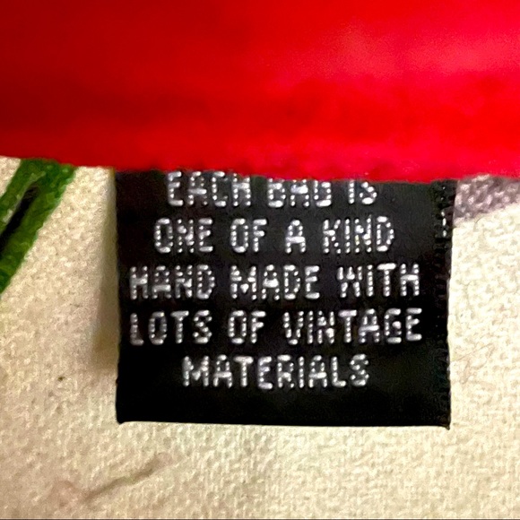 Range of Emotion Crossbody Red Cut Velvet and Vintage Trim Series Hobo Purse NWT - Picture 6 of 14